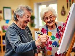Interactive activity with resident
