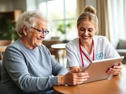 Resident learning digital skills